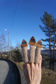 Elevation Elevation knit mohair + found embroidered patches