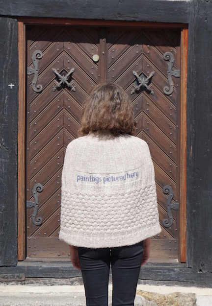 Paintings Pictured Here Paintings Pictured Here Shetland wool knit + worn by artist Alex Nazar (US)