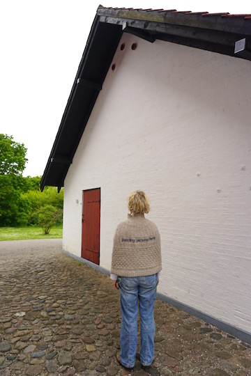 Paintings Pictured Here Paintings Pictured Here Shetland wool knit + worn by artist Stine Frederiksen (DK)