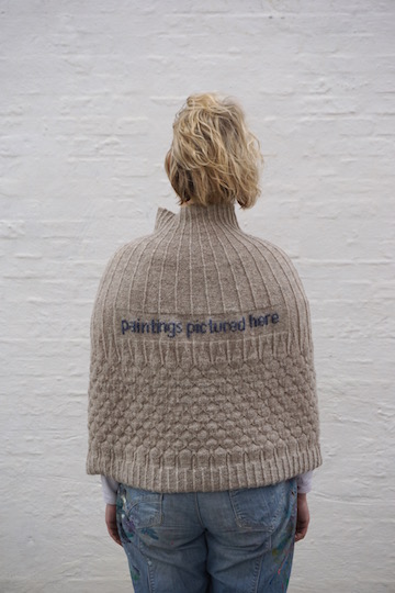 Paintings Pictured Here Paintings Pictured Here Shetland wool knit + worn by artist Stine Frederiksen (DK)