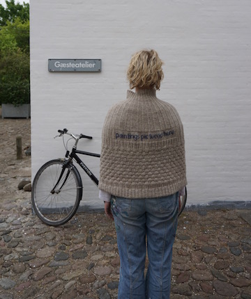 Paintings Pictured Here Paintings Pictured Here Shetland wool knit + worn by artist Stine Frederiksen (DK)