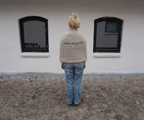 Paintings Pictured Here Paintings Pictured Here Shetland wool knit + worn by artist Stine Frederiksen (DK)
