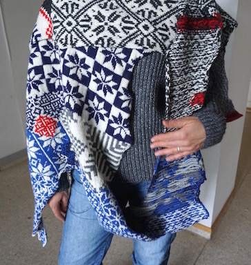 How to Wear a Hardangerfjord How to Wear a Hardangerfjord Norwegian wool knit + worn by artist Simone Hooymans (NL)