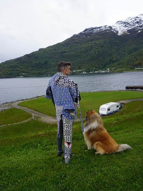 How to Wear a Hardangerfjord How to Wear a Hardangerfjord Norwegian wool knit + worn by musician Bjørn Otto Wallevik (NO)