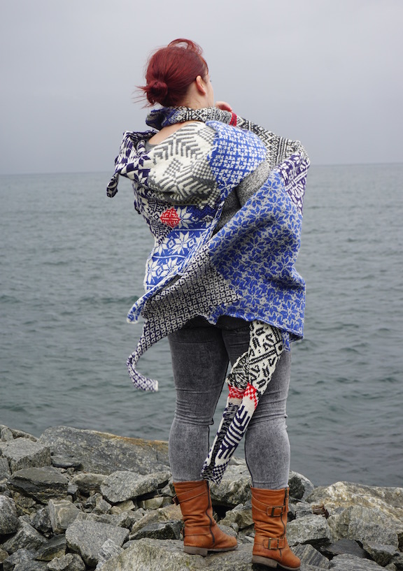 How to Wear a Hardangerfjord How to Wear a Hardangerfjord Norwegian wool knit + worn by artist Silje Bergsvik (NO)