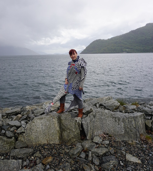 How to Wear a Hardangerfjord How to Wear a Hardangerfjord Norwegian wool knit + worn by artist Silje Bergsvik (NO)