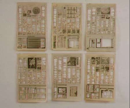 Anatomy of the Read p a p e r c u t s laminated newsprint, cut + stacked
