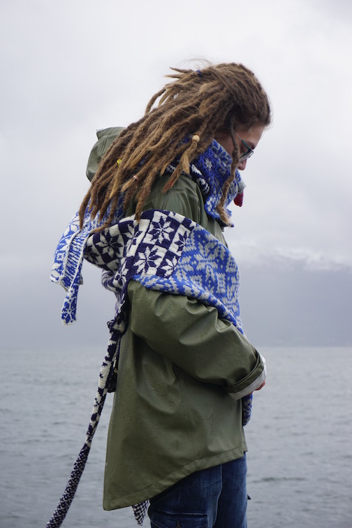 How to Wear a Hardangerfjord How to Wear a Hardangerfjord Norwegian wool knit + worn by artist Thina Nilsen (NO)