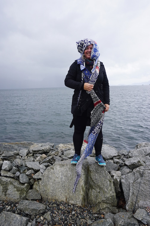 How to Wear a Hardangerfjord How to Wear a Hardangerfjord Norwegian wool knit + worn by artist Anneli Belsvik Aras (NO)