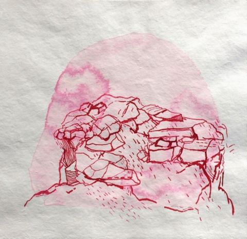 Thaw II Norway ink on paper
