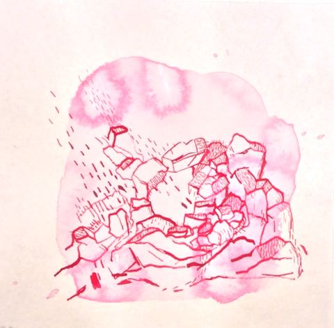 Thaw VI Norway ink on paper