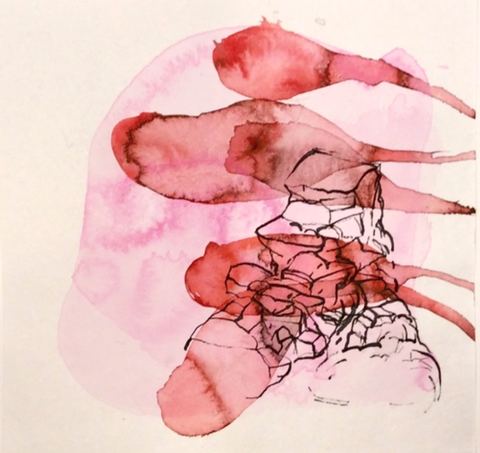 Thaw III Norway ink on paper