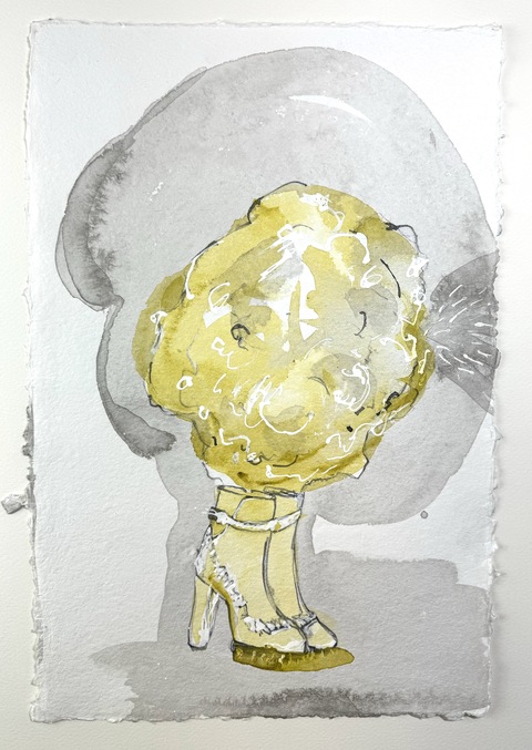 Drawings for Sculpture p a p e r ink on handmade paper