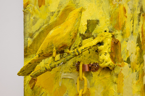 After Carel Fabritius' The Goldfinch (1654) p a i n t i n g s detail