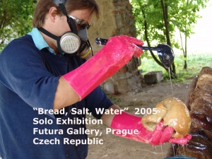 Jeph Gurecka solo exhibition, " Bread, Salt, Water"  2005 Futura Gallery, Prague, Czech Republic Futura Gallery  Prague, Czech Republic