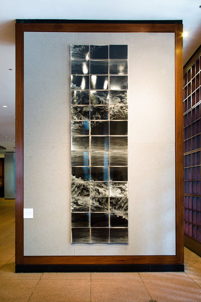 Jeri Coppola Treading Water VII gelatin silver prints, wood, plexi boxes