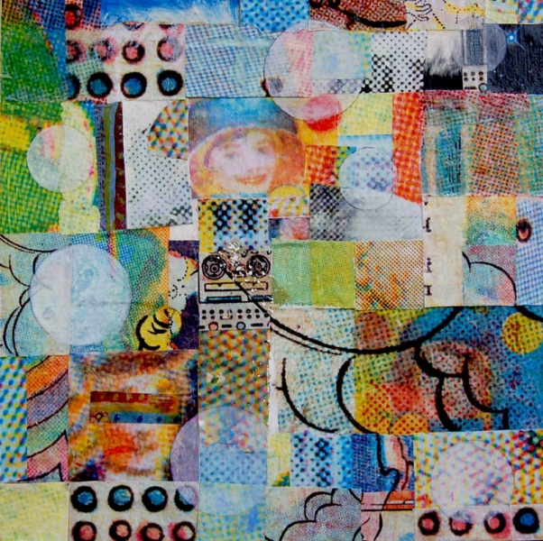 Spacedot Jill Kirschen Mixed Media Mixed Media