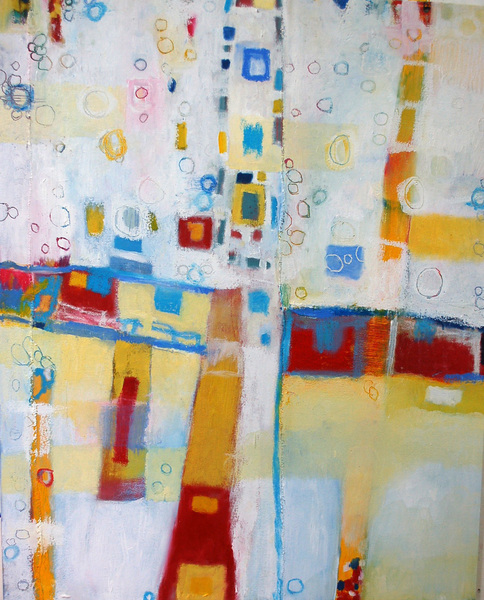 "Distinctive Town Homes" Jill Kirschen Recent Work Oil on canvas