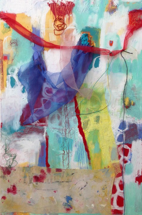 "Fake Guru" Jill Kirschen Recent Work Mixed Media
