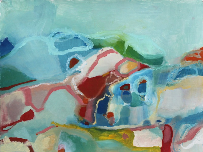 "Tornado Sky" Jill Kirschen Recent Work Oils and Oil Stick on Paper