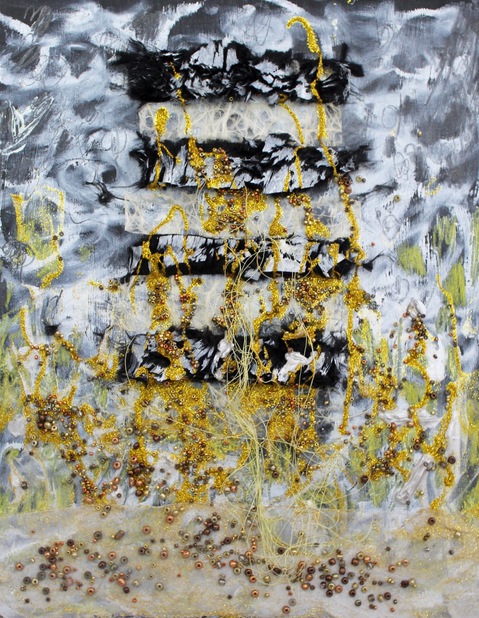 "Lifestyles" Jill Kirschen Mixed Media Mixed Media