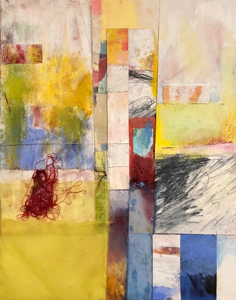 "Entry" Jill Kirschen Recent Work Mixed Media on Paper