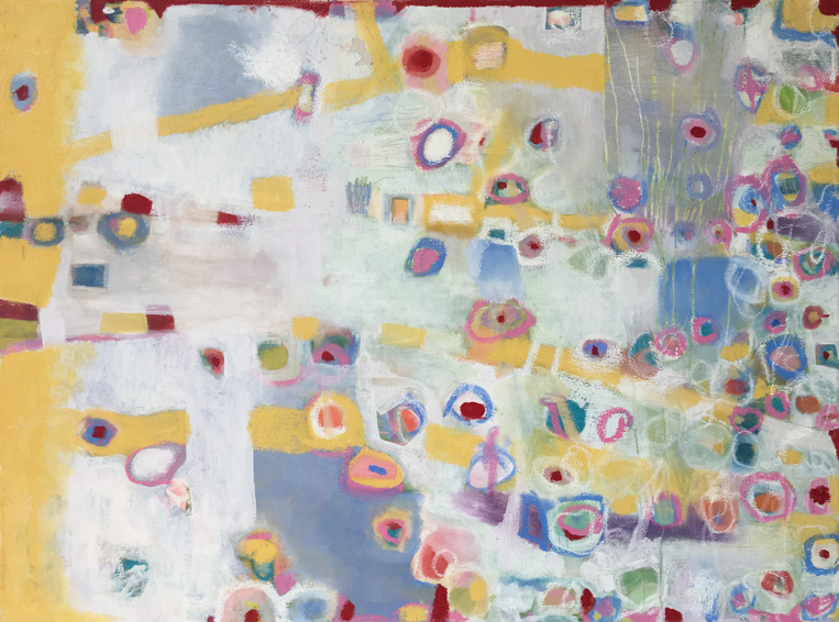 "Coastal Elites" Jill Kirschen Recent Work Coil, Oil Sticks, and Acrylic on Canvas