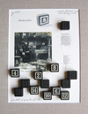  THE PARIS PROJECT Paper, photograph, wooden number blocks