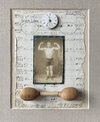  THE PARIS PROJECT Paper, antique letter, photograph, barbell