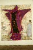 John Newman  Drawing - 1980-1989 Chalk and oil stick on paper