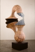 John Newman  Sculpture - 1990-2001 Aluminum, steel, gauze, leather, epoxy and plastic