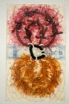 John Newman  Drawing - 1990-2003 chalk, china marker, pencil, colored pencil, graphite, gouache on paper
