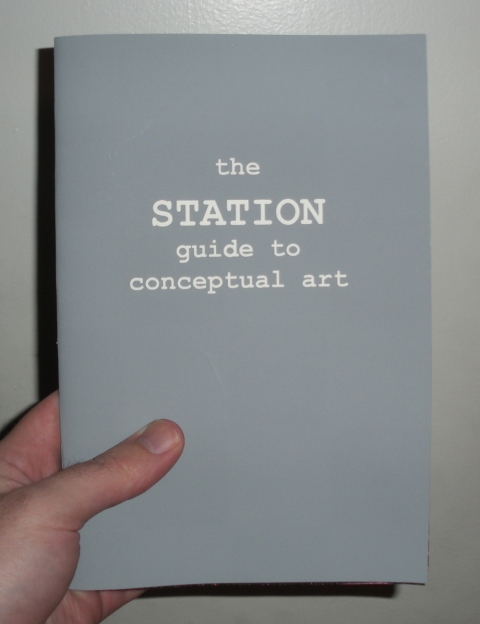 John Weston STATION Guide to Conceptual Art Silkscreen on Paper