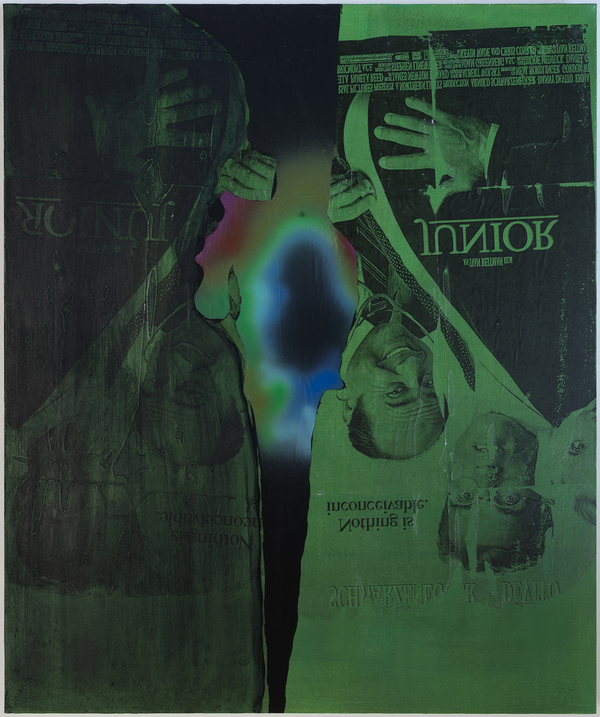 Untitled (junior views) Jon Marshalik 2017 synthetic polymers on polyester