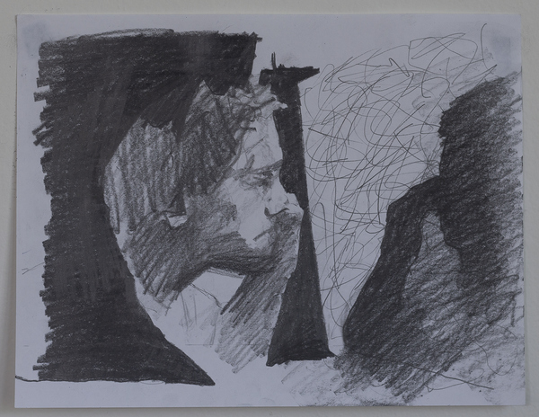 Mirror/Terminator Jon Marshalik Drawing Store graphite on paper