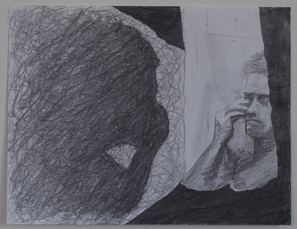 Mirror/Terminator Jon Marshalik Drawing Store graphite on paper