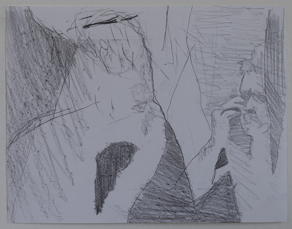 Mirror/Terminator Jon Marshalik Drawing Store graphite on paper