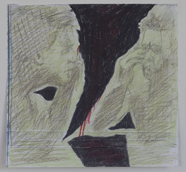 Mirror/Terminator Jon Marshalik Drawing Store colored pencil on paper
