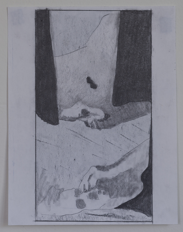 Mirror/Terminator Jon Marshalik Drawing Store graphite on paper