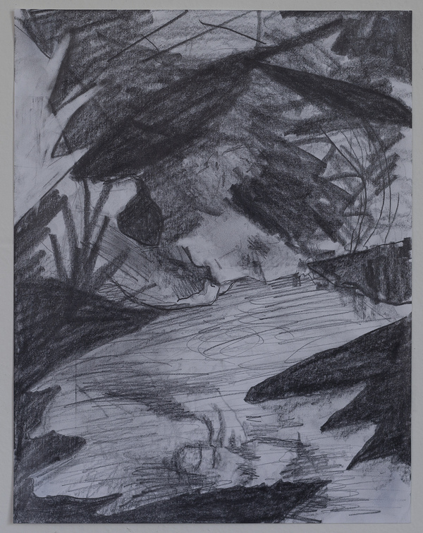 Mirror/Terminator Jon Marshalik Drawing Store graphite on paper
