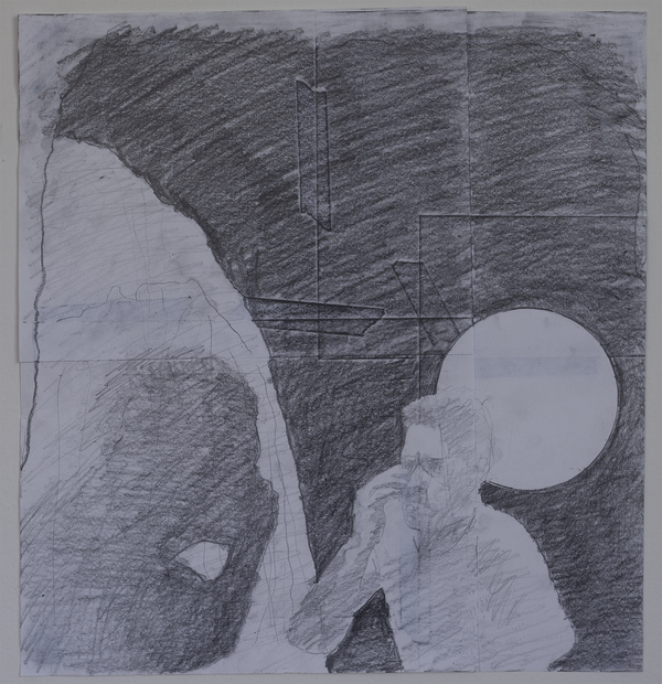 Mirror/Terminator Jon Marshalik Drawing Store graphite on paper