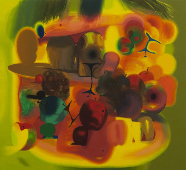 Delish, 2013. Oil on panel, 22 x 24 inches Whiff, 2013-2015