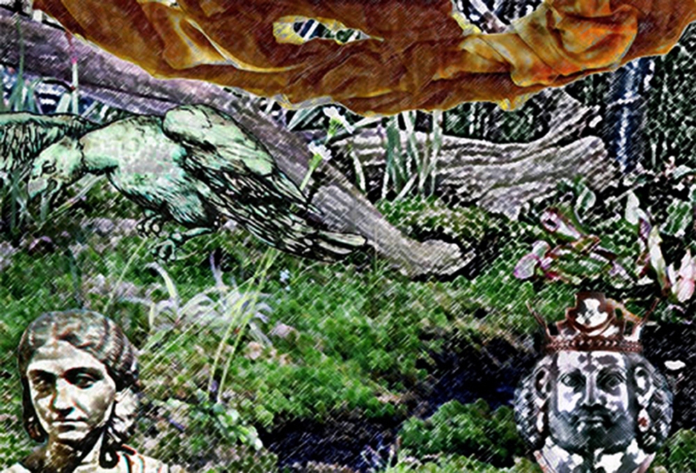 Forest Floor Judith Ostrowitz Works on Plexiglas 2010 - 2017 Digitized Imagery on Plexiglas