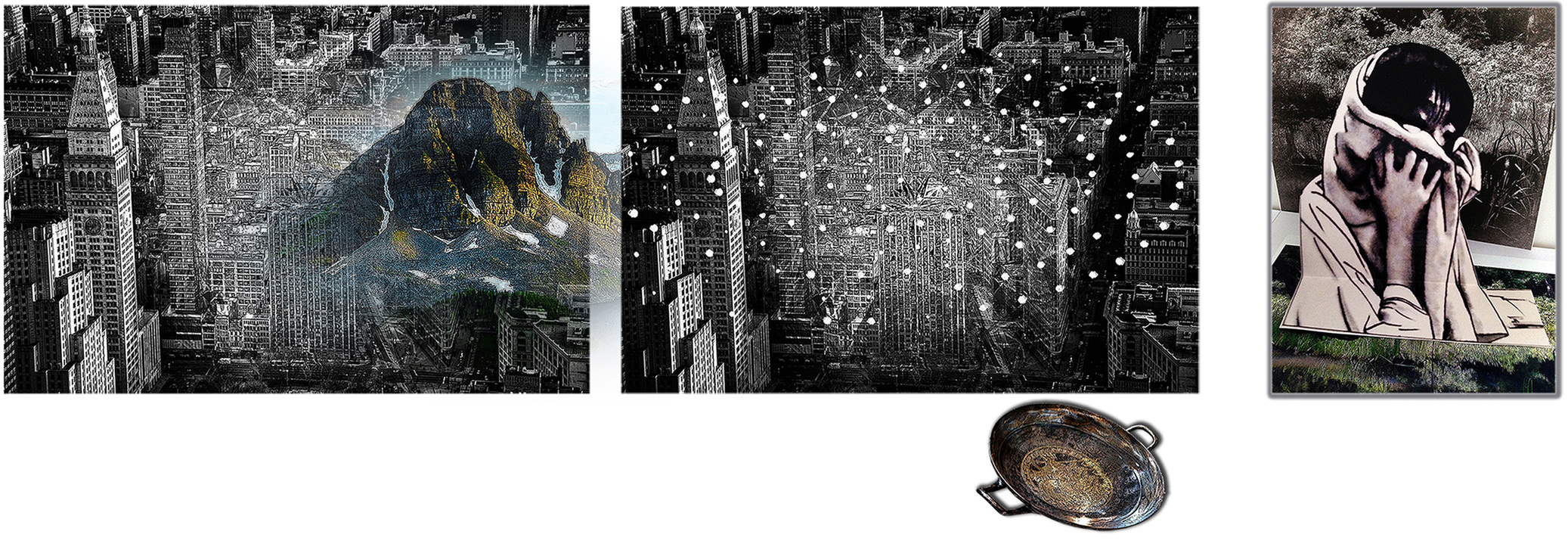 And Also Gives Birth Judith Ostrowitz Works on Plexiglas 2010 - 2017 Digitized imagery on Plexiglas