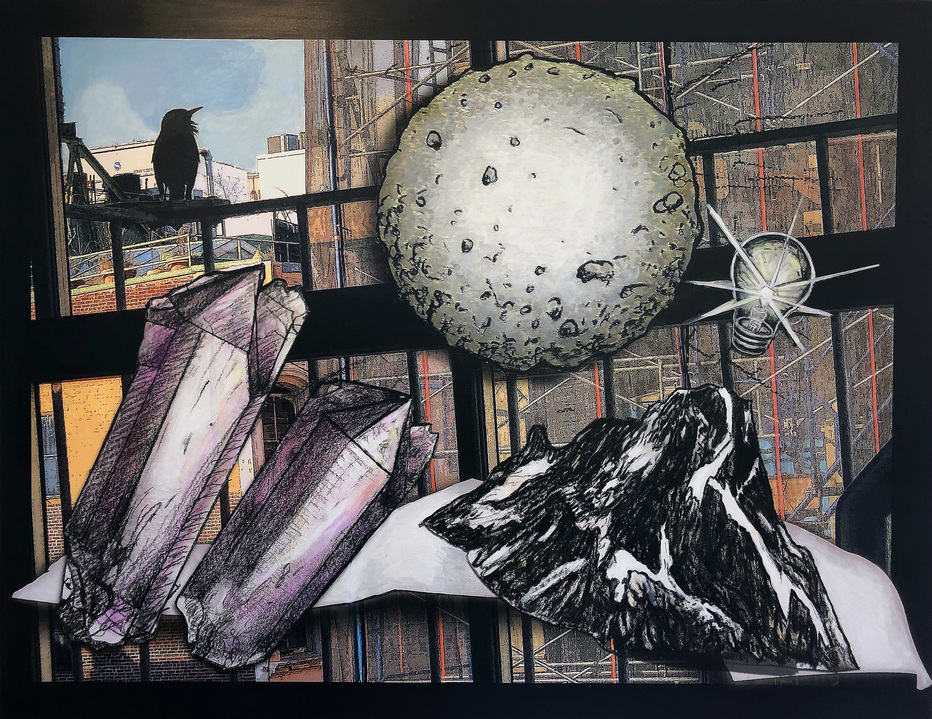 Moonstones and Air Judith Ostrowitz Works on Canvas 2018 - present Acrylic paint and archival ink on canvas