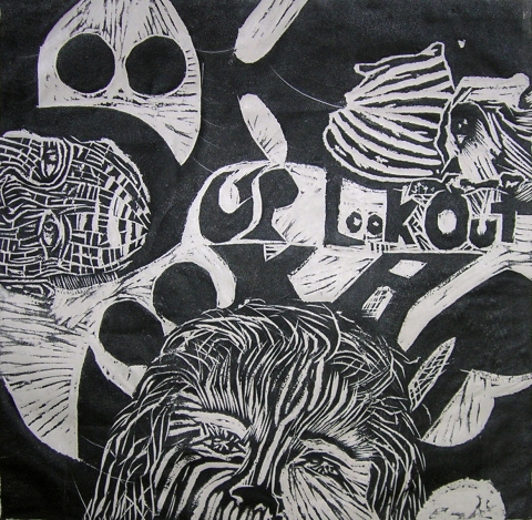Look Up,Look Out, Look Art Intro to Printmaking Woodcut