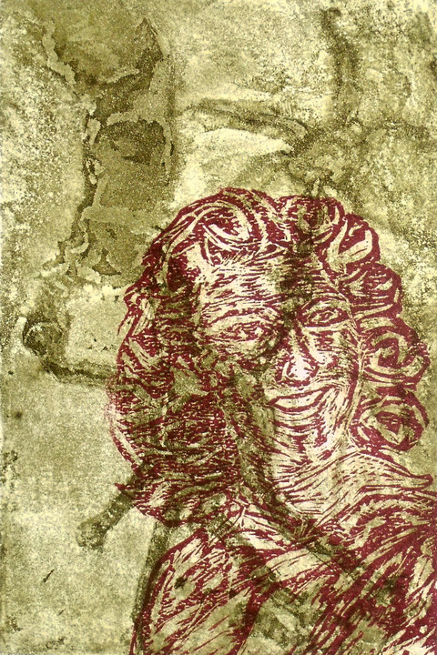 Ella Self Portrait Series Plastic Engraving