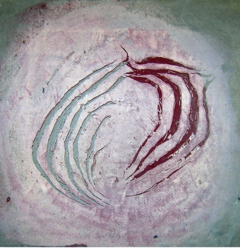 Reductive Color Intro to Printmaking Linocut