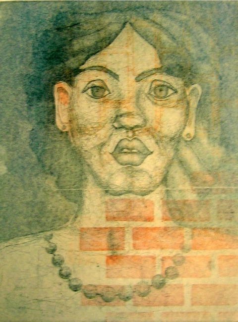 Advanced Intermediate and Advanced Printmaking Etching and stencil