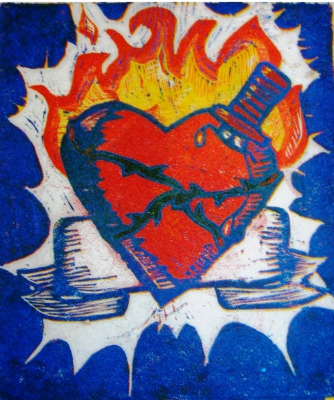 Intermediate Intermediate and Advanced Printmaking Linocut
